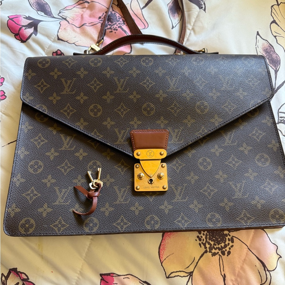 Louis Vuitton Brown Monogram Briefcase
